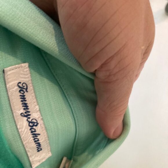 Tommy Bahama Light Green Polo Mens Large - Picture 3 of 3